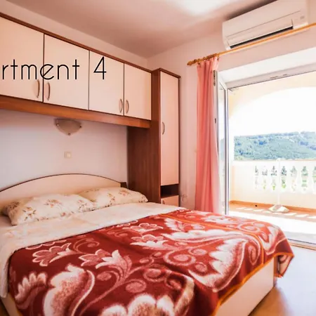 アパート In With Sea View, Loggia, Air Conditioning, W-lan